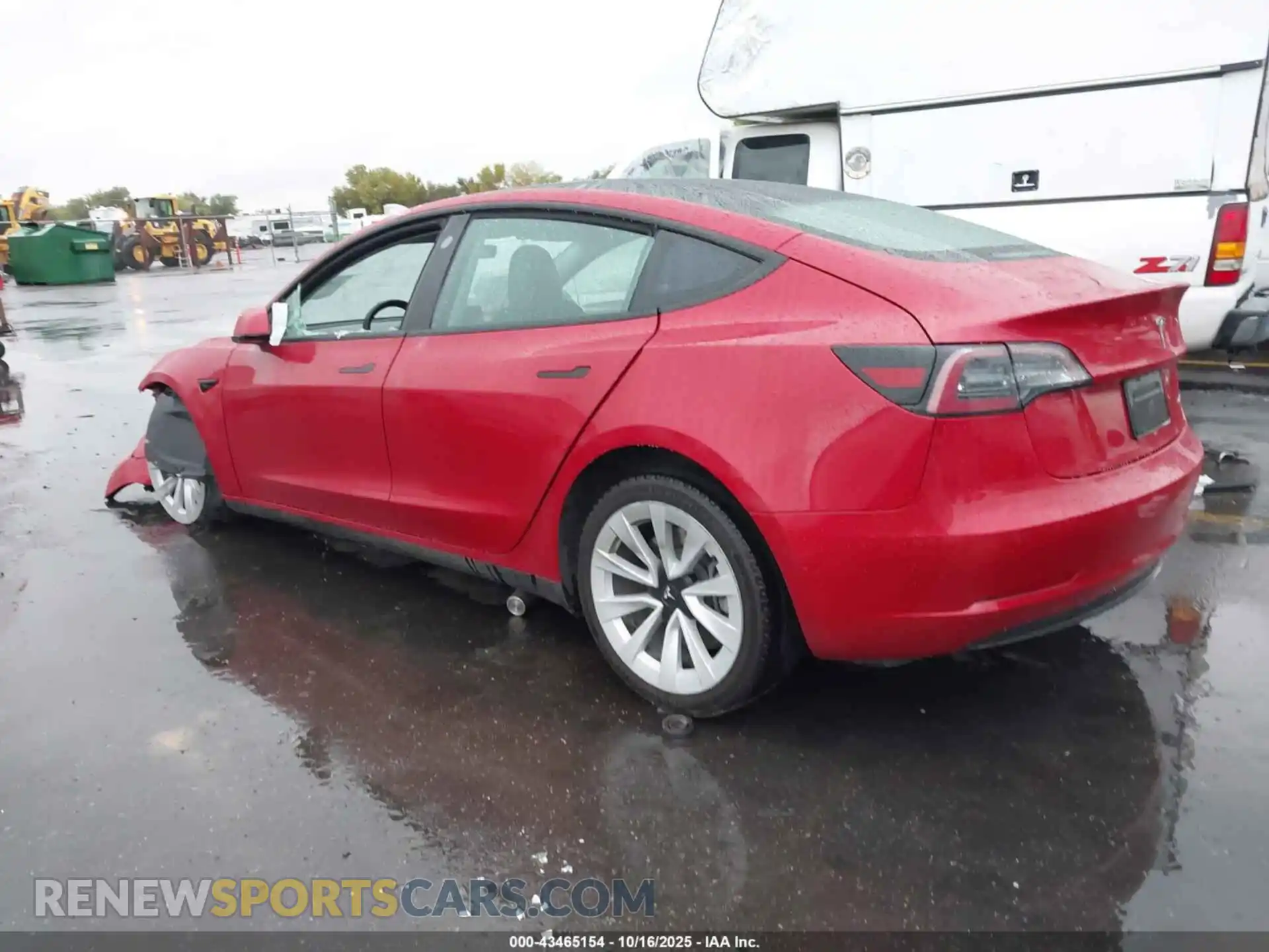 3 Photograph of a damaged car 5YJ3E1EB5NF208754 TESLA MODEL 3 2022