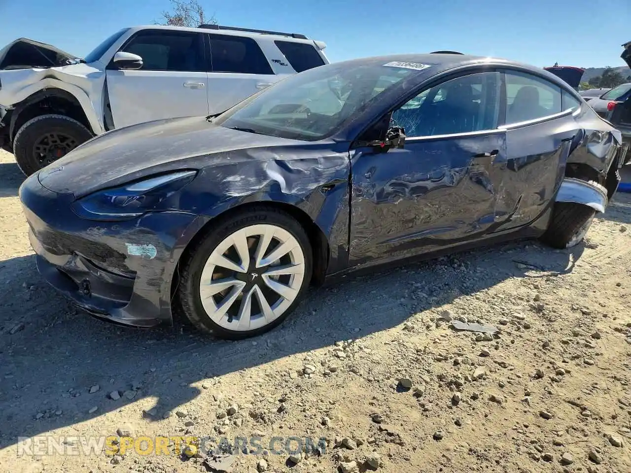1 Фотография поврежденного автомобиля 5YJ3E1EB5NF297953 TESLA MODEL 3 2022