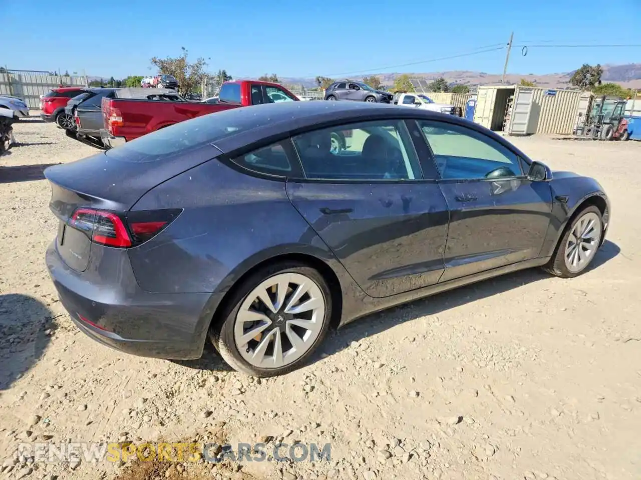 3 Фотография поврежденного автомобиля 5YJ3E1EB5NF297953 TESLA MODEL 3 2022