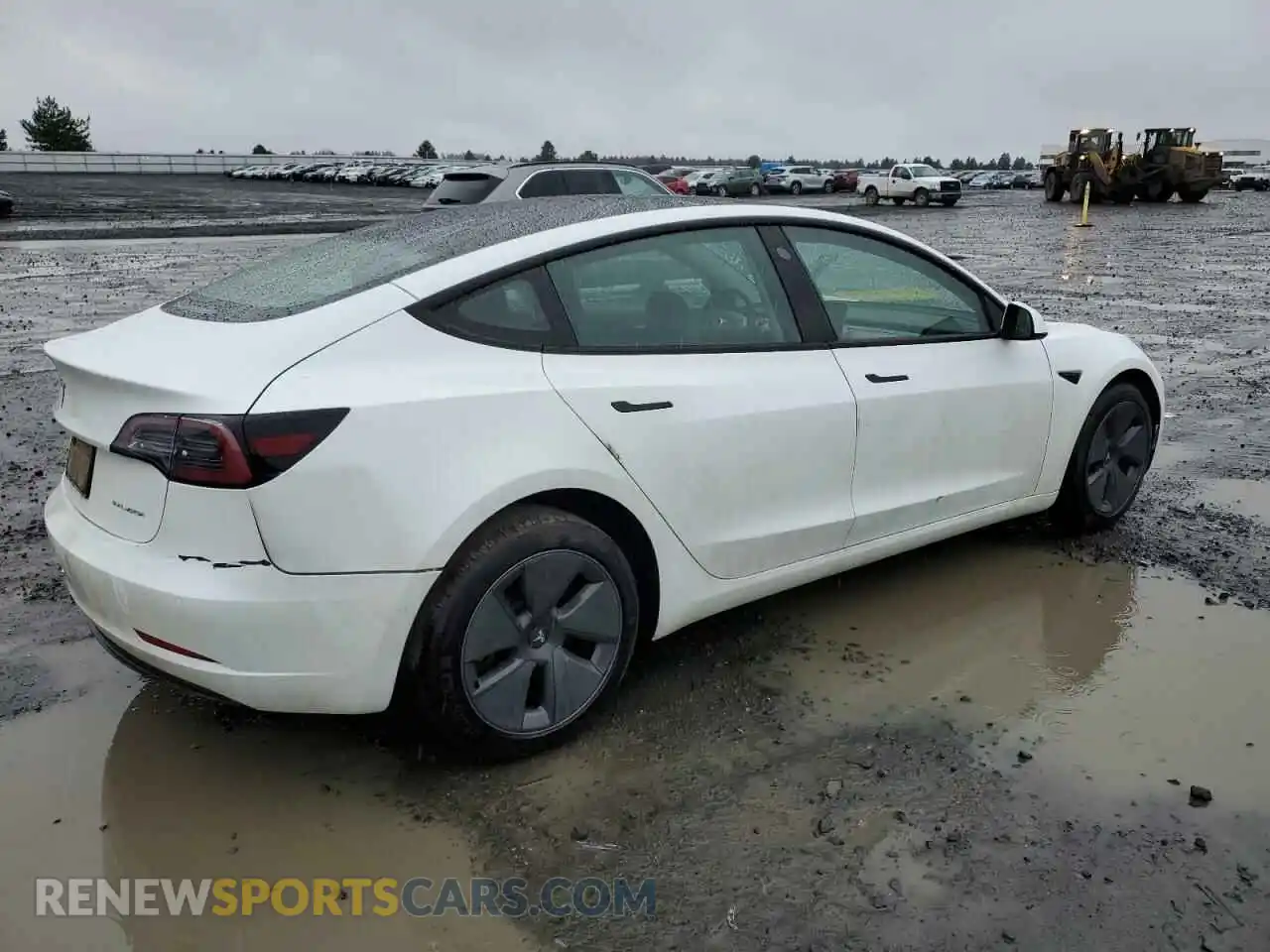 3 Photograph of a damaged car 5YJ3E1EB5NF316419 TESLA MODEL 3 2022