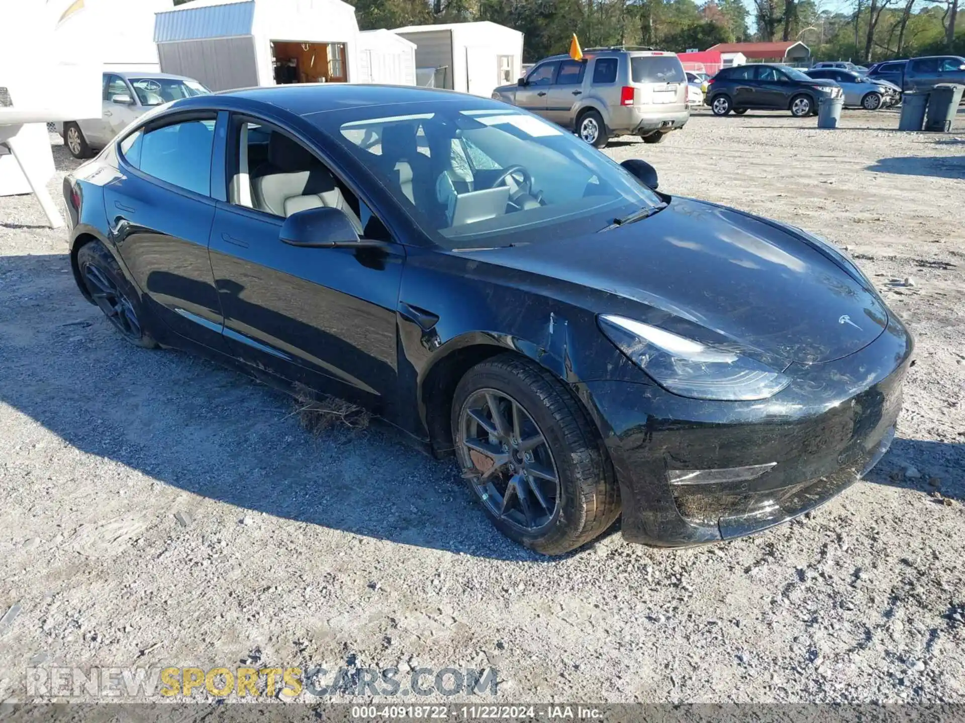 1 fotografías del automóvil dañado 5YJ3E1EB5NF331549 TESLA MODEL 3 2022