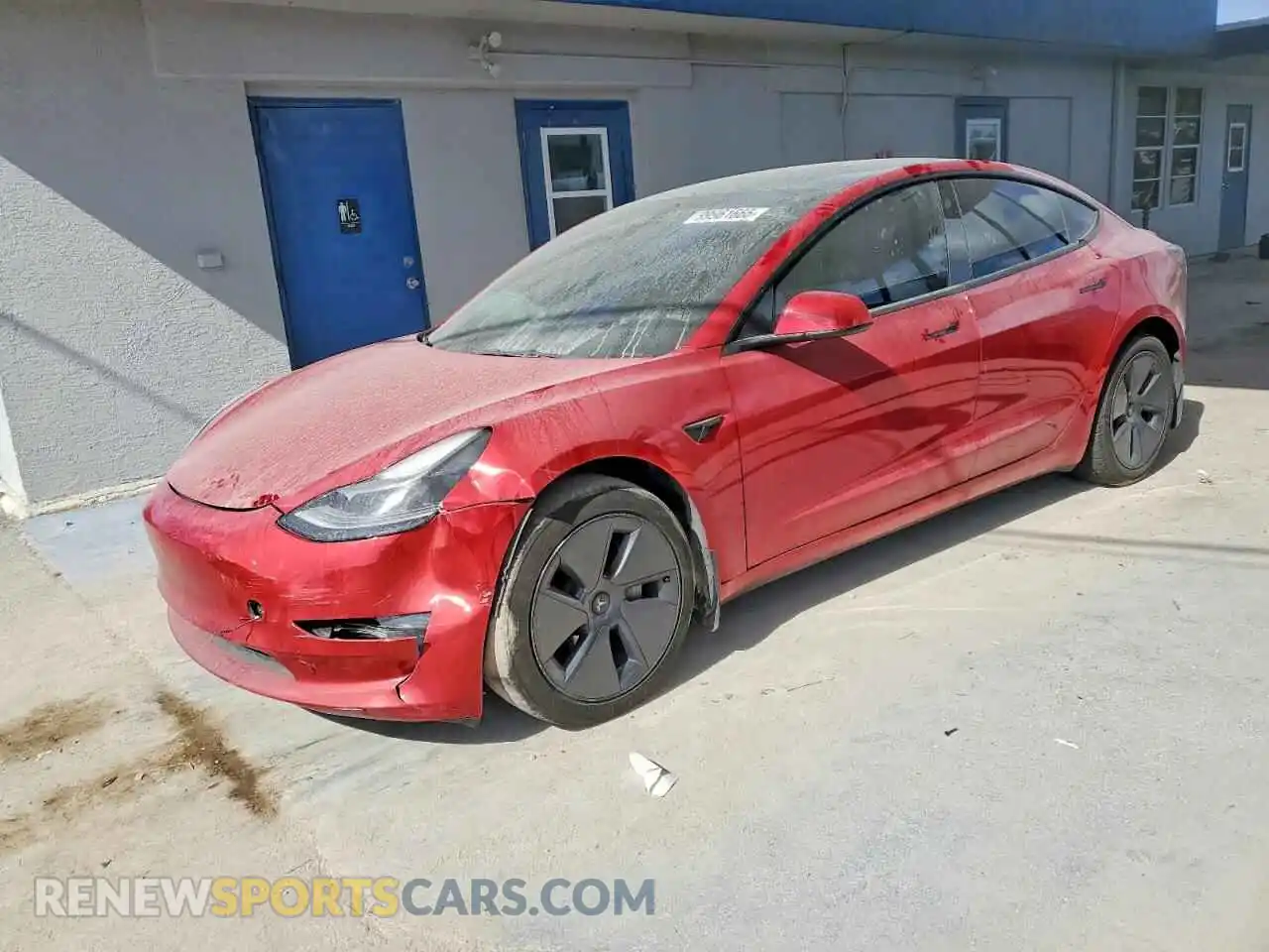 1 Фотография поврежденного автомобиля 5YJ3E1EB5NF334449 TESLA MODEL 3 2022