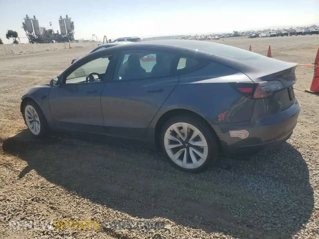 2 Photograph of a damaged car 5YJ3E1EB5NF350473 TESLA MODEL 3 2022