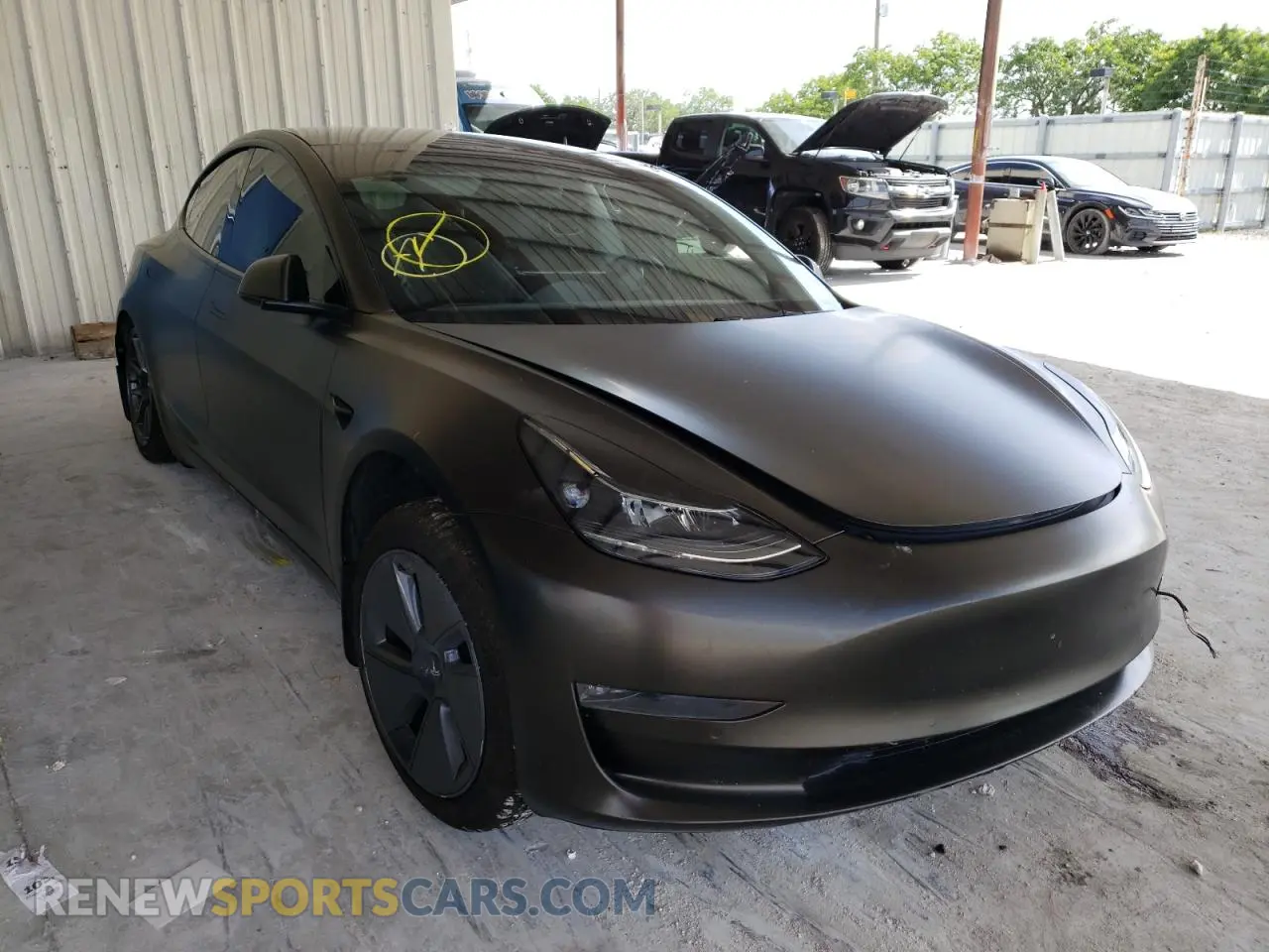 1 fotografías del automóvil dañado 5YJ3E1EB6NF104614 TESLA MODEL 3 2022
