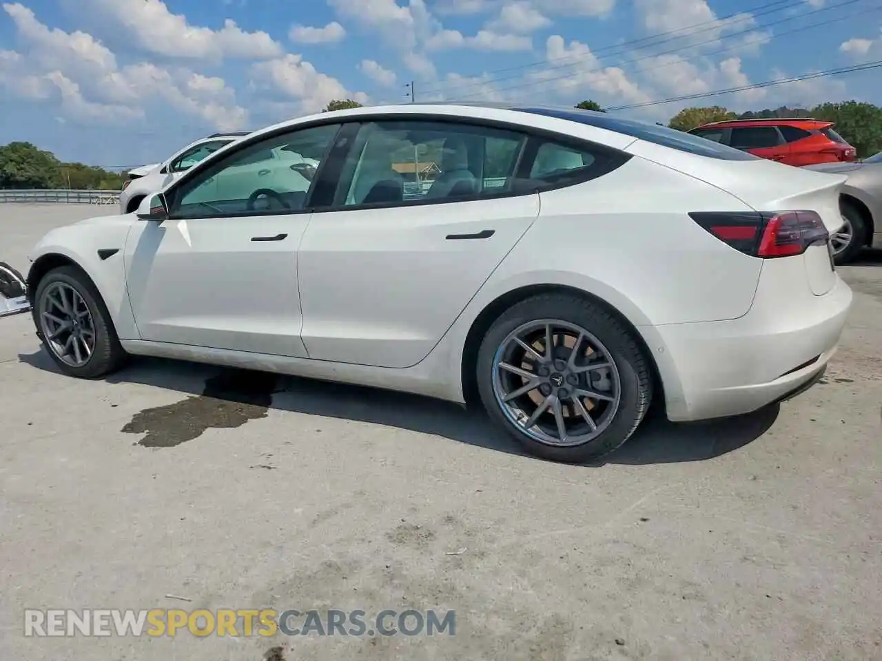2 Photograph of a damaged car 5YJ3E1EB6NF109215 TESLA MODEL 3 2022