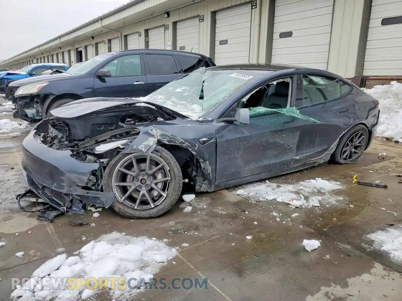 1 fotografías del automóvil dañado 5YJ3E1EB6NF156678 TESLA MODEL 3 2022
