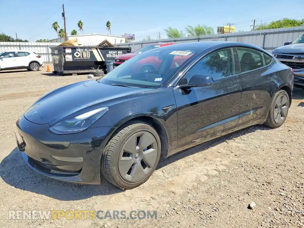 1 Фотография поврежденного автомобиля 5YJ3E1EB6NF167423 TESLA MODEL 3 2022