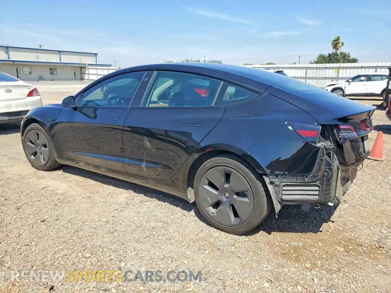 2 Фотография поврежденного автомобиля 5YJ3E1EB6NF167423 TESLA MODEL 3 2022