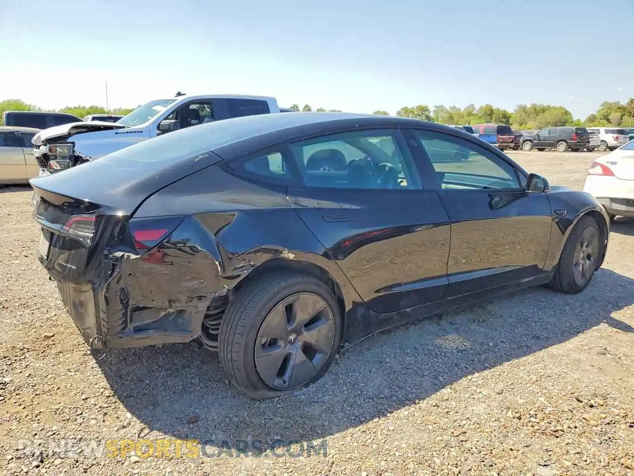 3 Фотография поврежденного автомобиля 5YJ3E1EB6NF167423 TESLA MODEL 3 2022