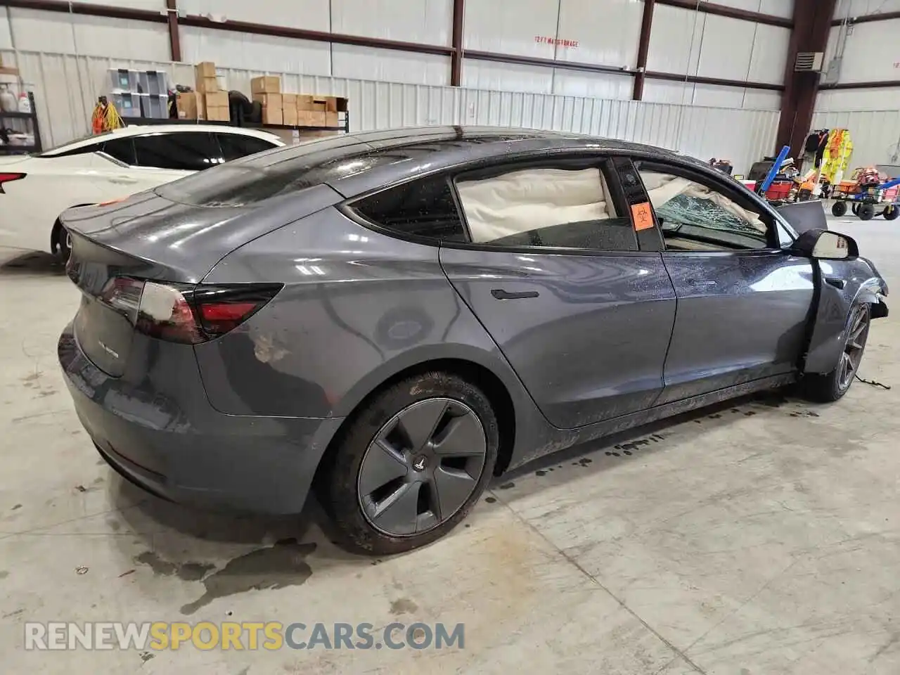 3 Photograph of a damaged car 5YJ3E1EB6NF174615 TESLA MODEL 3 2022