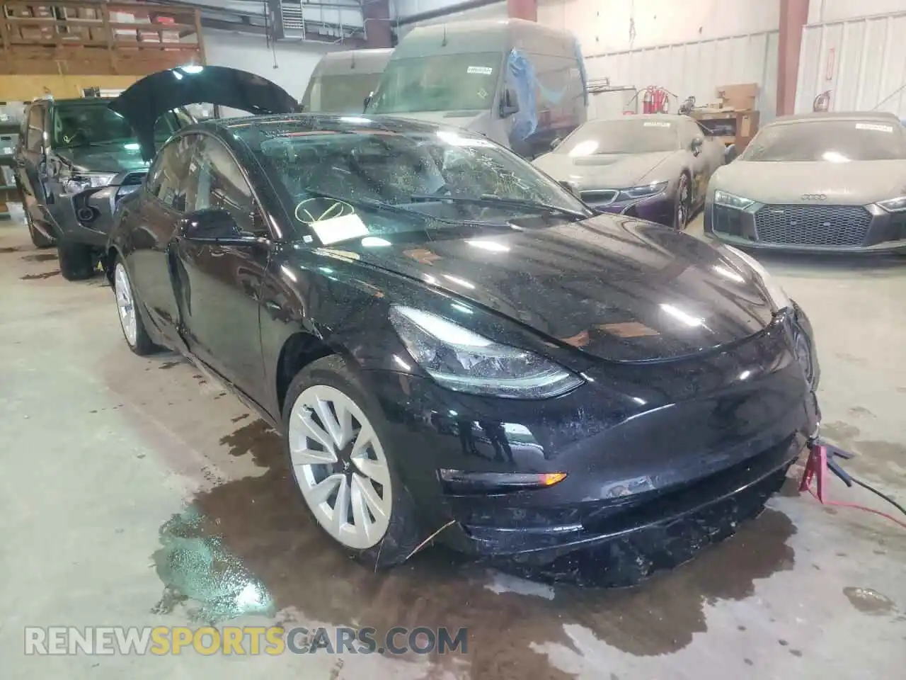 1 Photograph of a damaged car 5YJ3E1EB6NF185520 TESLA MODEL 3 2022