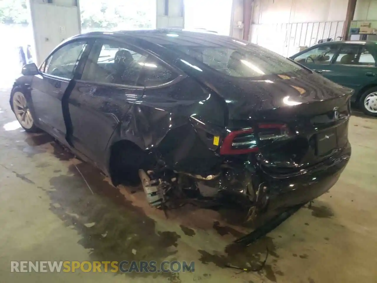3 Photograph of a damaged car 5YJ3E1EB6NF185520 TESLA MODEL 3 2022