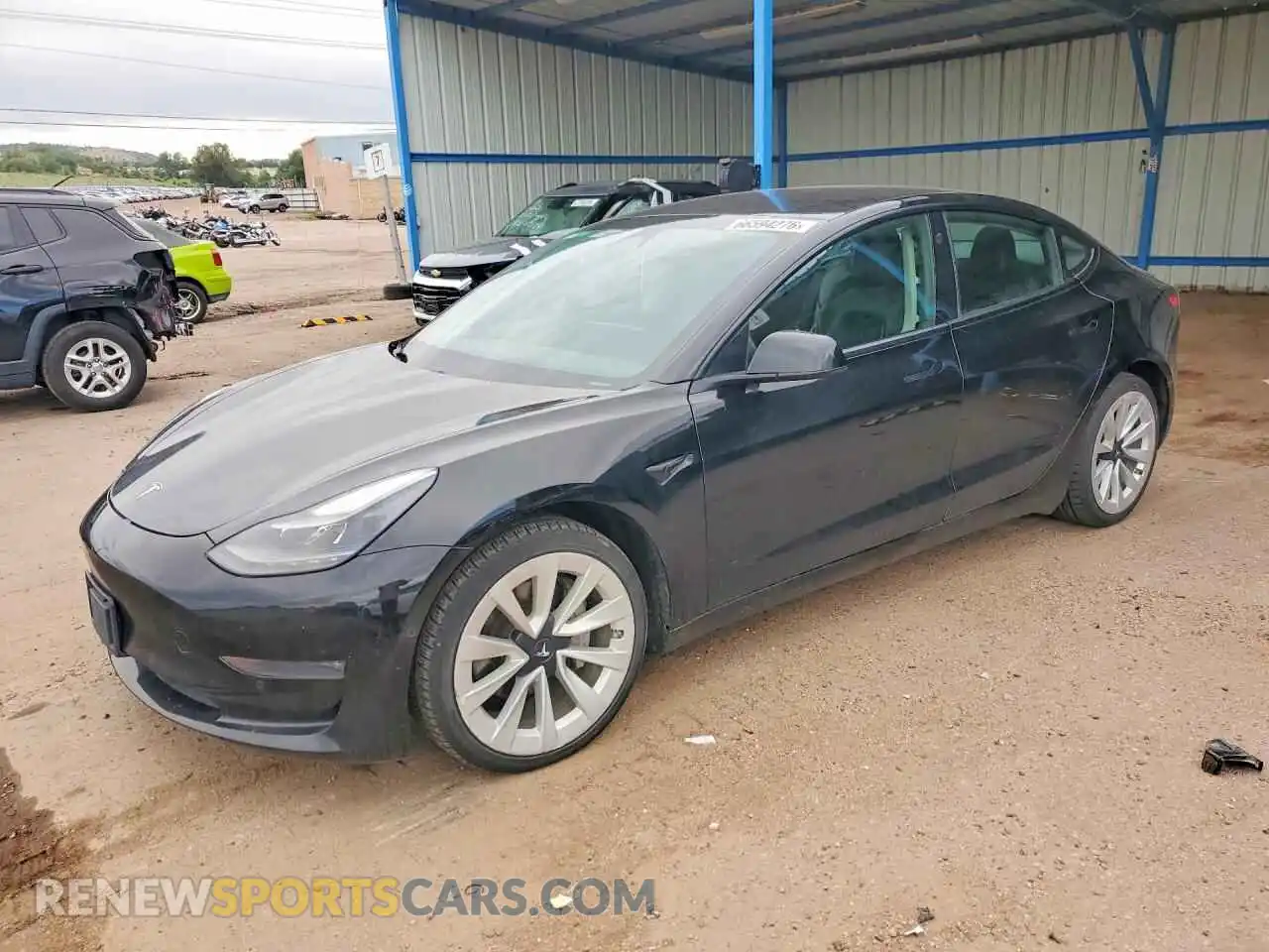 1 fotografías del automóvil dañado 5YJ3E1EB6NF190426 TESLA MODEL 3 2022