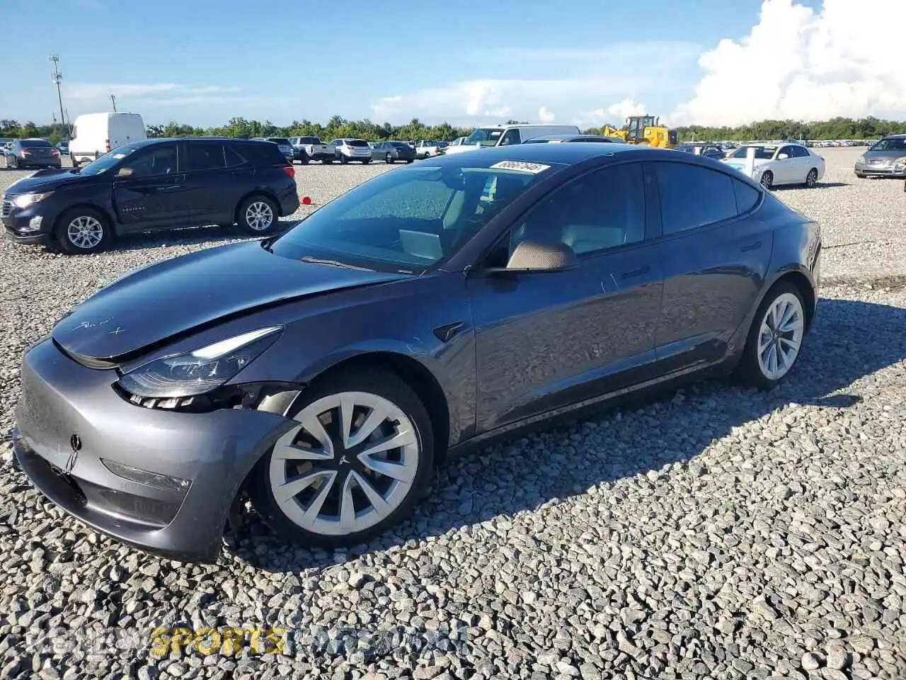 1 fotografías del automóvil dañado 5YJ3E1EB6NF191074 TESLA MODEL 3 2022