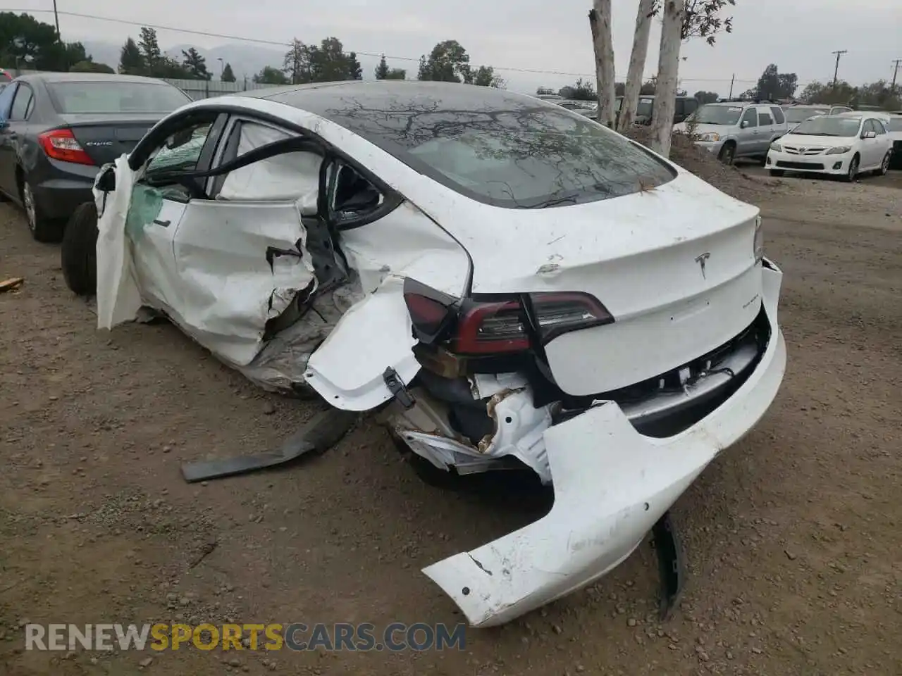 3 Фотография поврежденного автомобиля 5YJ3E1EB6NF202316 TESLA MODEL 3 2022