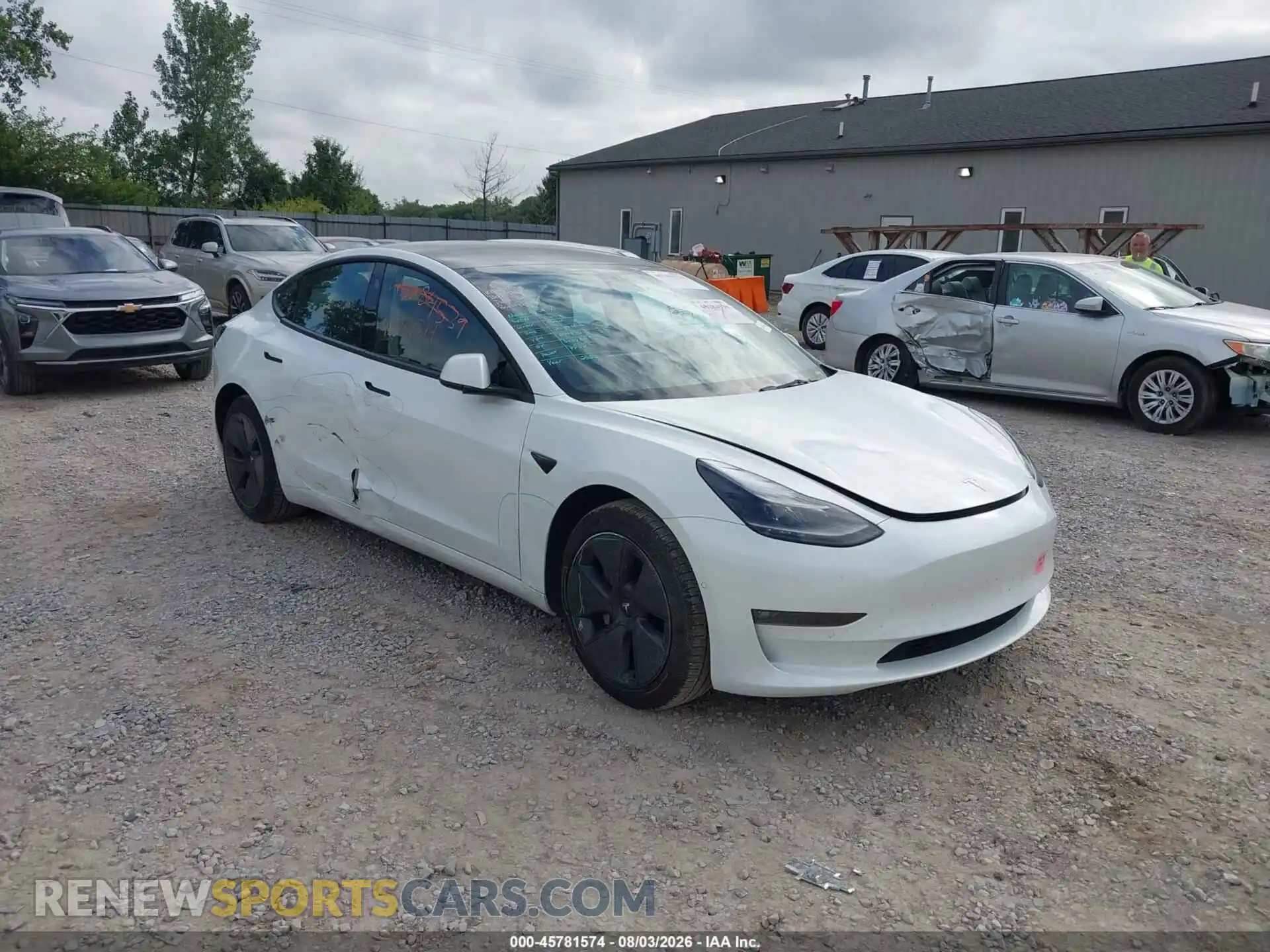 1 Фотография поврежденного автомобиля 5YJ3E1EB6NF204096 TESLA MODEL 3 2022