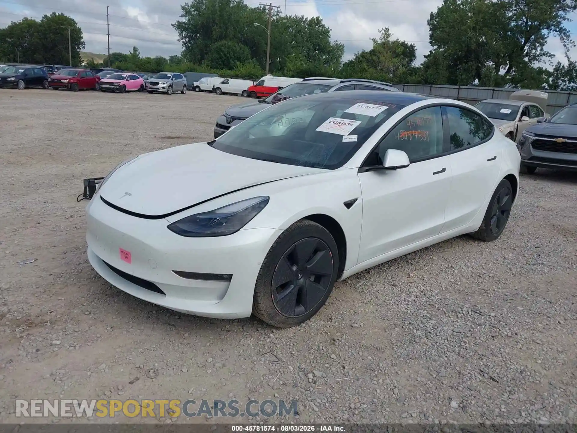 2 Фотография поврежденного автомобиля 5YJ3E1EB6NF204096 TESLA MODEL 3 2022
