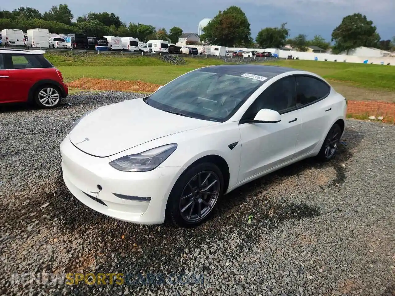 1 fotografías del automóvil dañado 5YJ3E1EB6NF207192 TESLA MODEL 3 2022