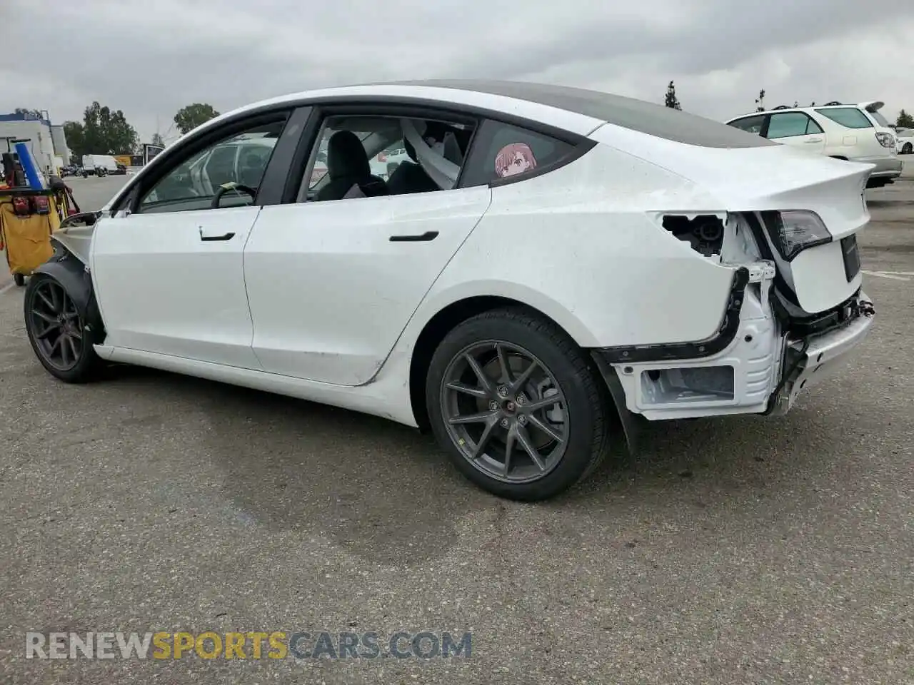 2 Photograph of a damaged car 5YJ3E1EB6NF212750 TESLA MODEL 3 2022