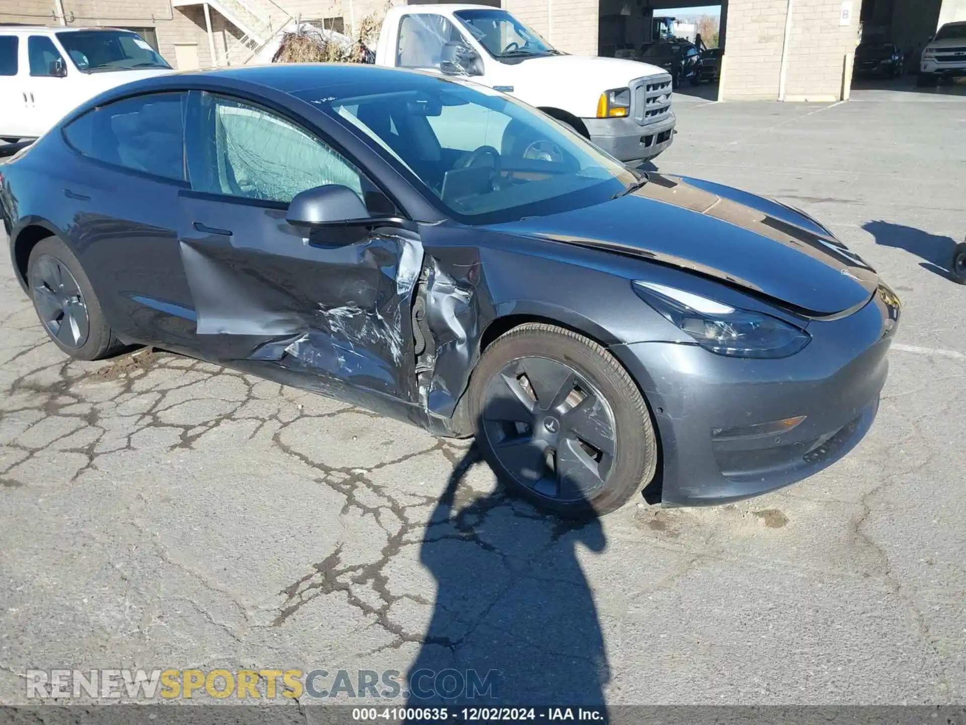 1 Photograph of a damaged car 5YJ3E1EB6NF240418 TESLA MODEL 3 2022
