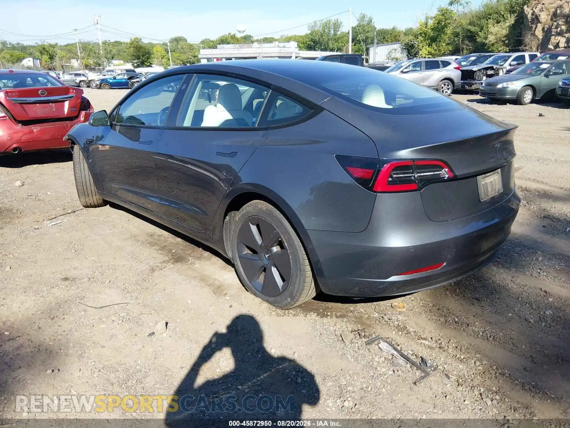 3 Photograph of a damaged car 5YJ3E1EB6NF271216 TESLA MODEL 3 2022