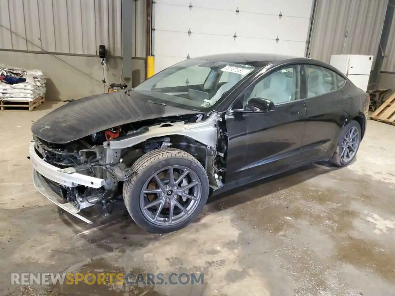1 Photograph of a damaged car 5YJ3E1EB6NF278652 TESLA MODEL 3 2022