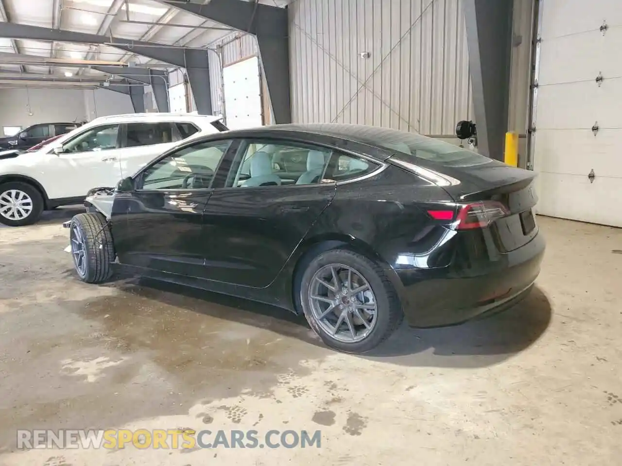 2 Photograph of a damaged car 5YJ3E1EB6NF278652 TESLA MODEL 3 2022