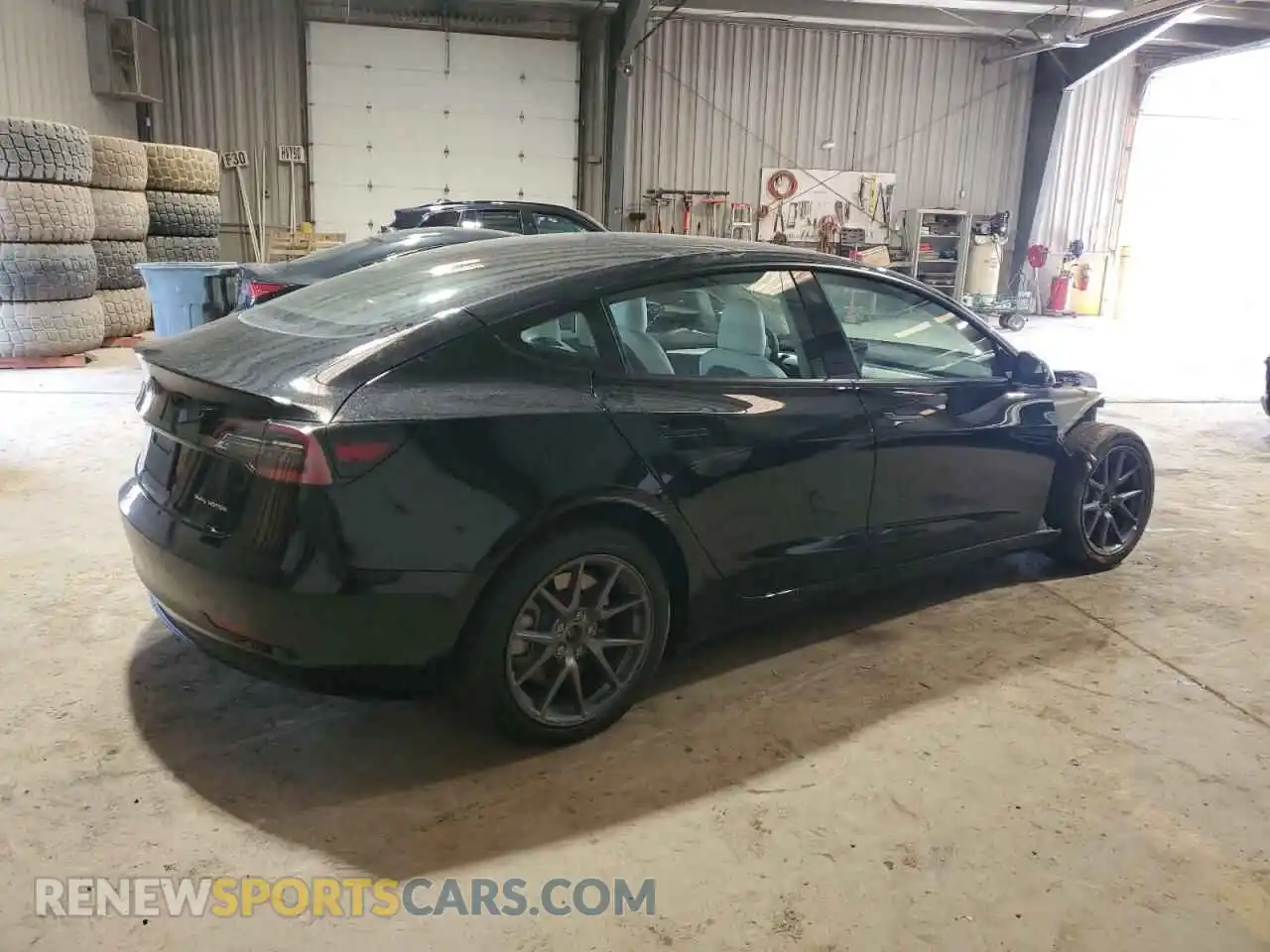 3 Photograph of a damaged car 5YJ3E1EB6NF278652 TESLA MODEL 3 2022