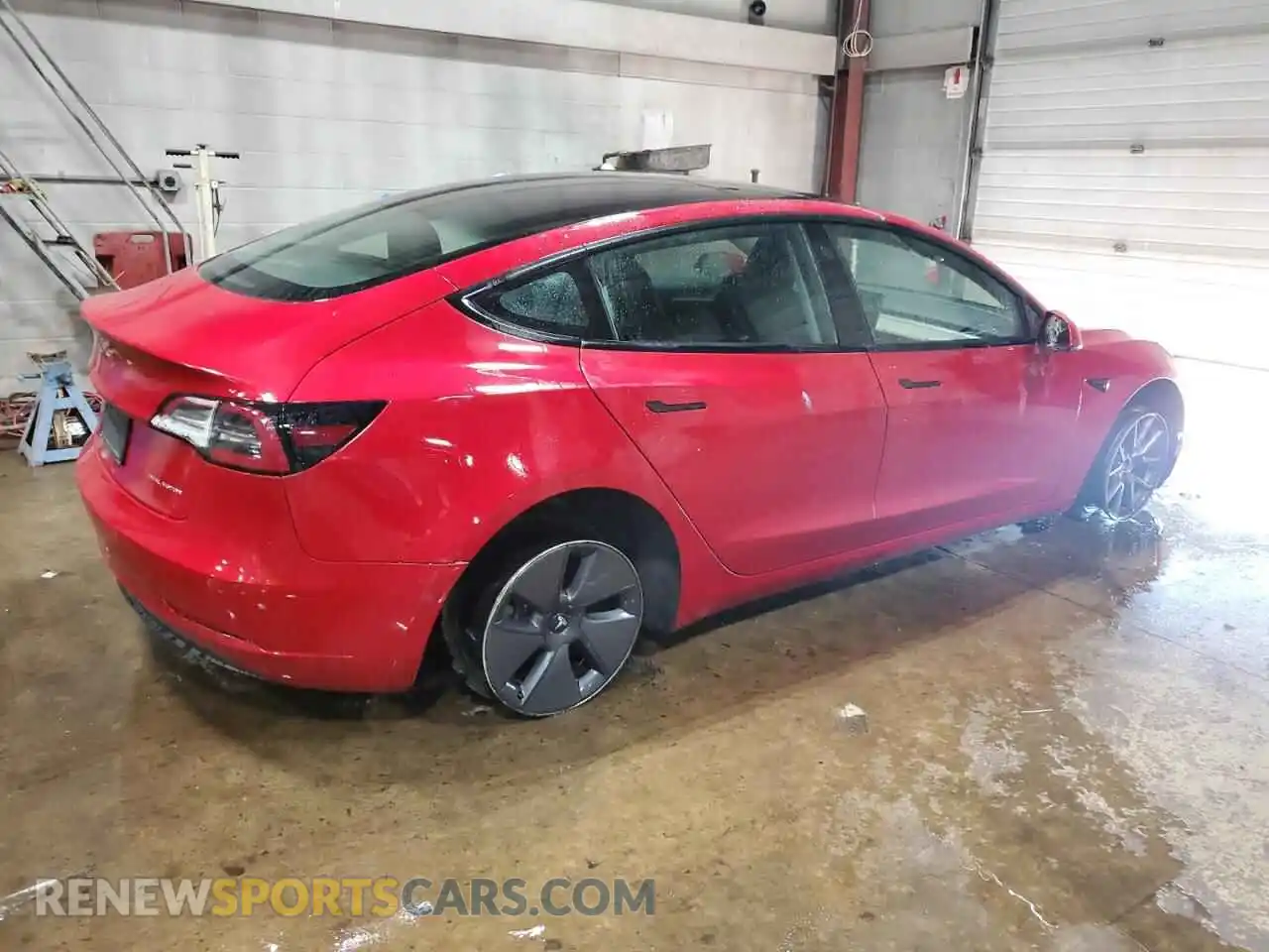 3 Photograph of a damaged car 5YJ3E1EB6NF285777 TESLA MODEL 3 2022