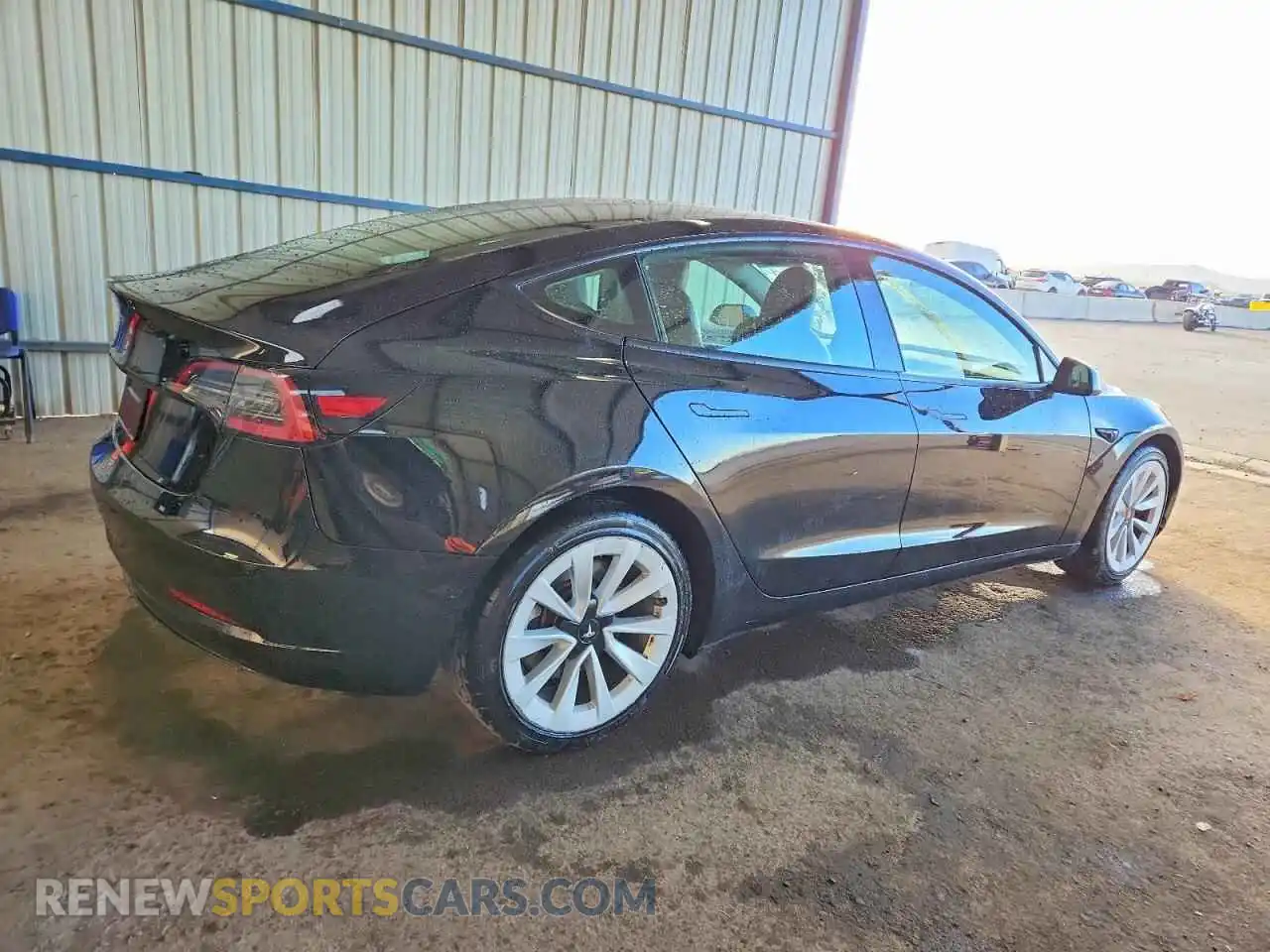 3 Photograph of a damaged car 5YJ3E1EB6NF288968 TESLA MODEL 3 2022