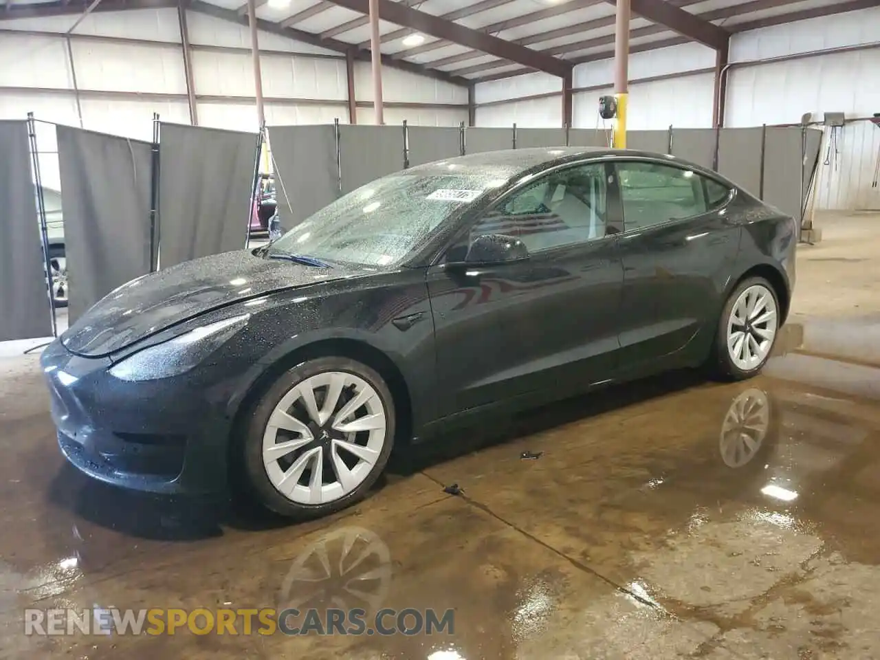 1 Photograph of a damaged car 5YJ3E1EB6NF290963 TESLA MODEL 3 2022