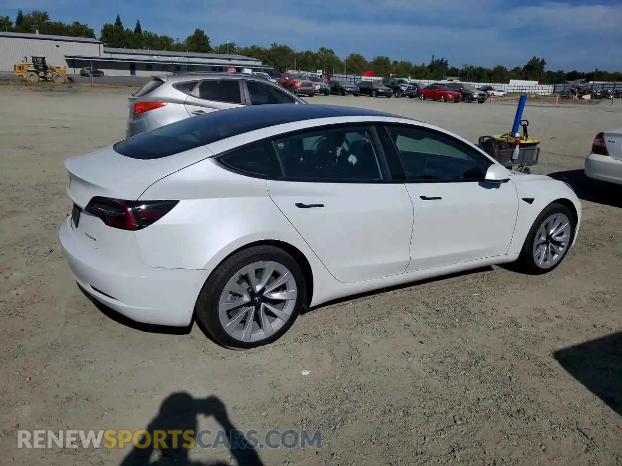 3 Photograph of a damaged car 5YJ3E1EB6NF300469 TESLA MODEL 3 2022