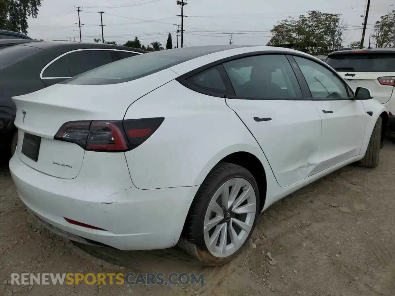 3 Фотография поврежденного автомобиля 5YJ3E1EB6NF300472 TESLA MODEL 3 2022