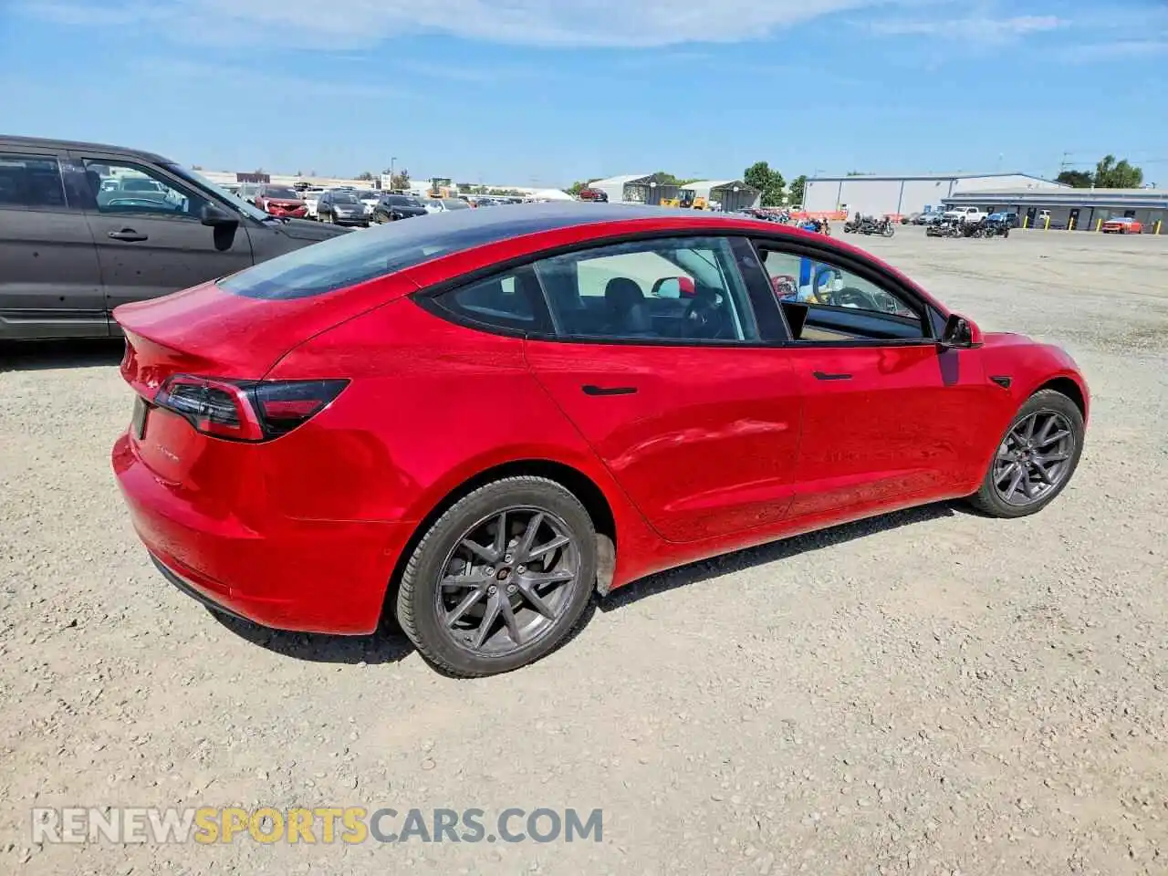 3 Photograph of a damaged car 5YJ3E1EB6NF317899 TESLA MODEL 3 2022