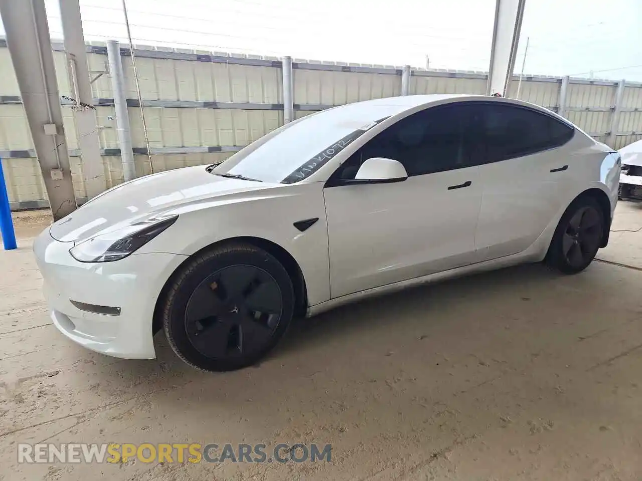 1 Photograph of a damaged car 5YJ3E1EB6NF334072 TESLA MODEL 3 2022