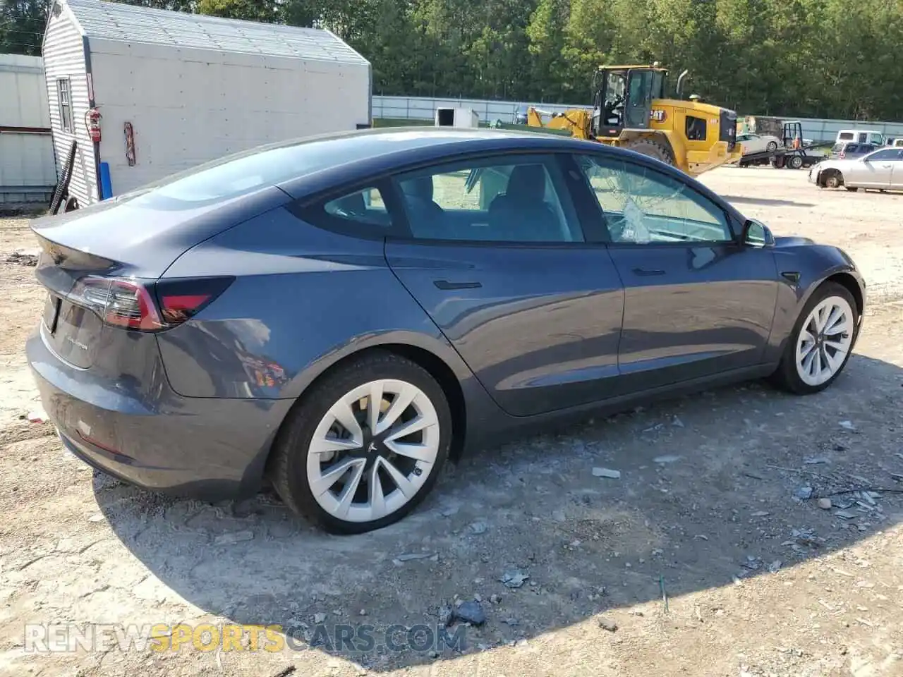 3 Photograph of a damaged car 5YJ3E1EB6NF350918 TESLA MODEL 3 2022