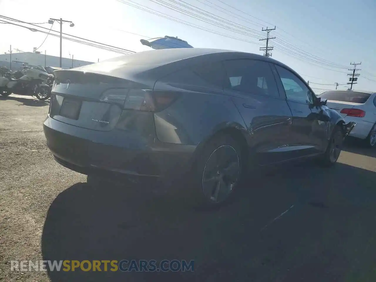 3 Фотография поврежденного автомобиля 5YJ3E1EB6NF357335 TESLA MODEL 3 2022