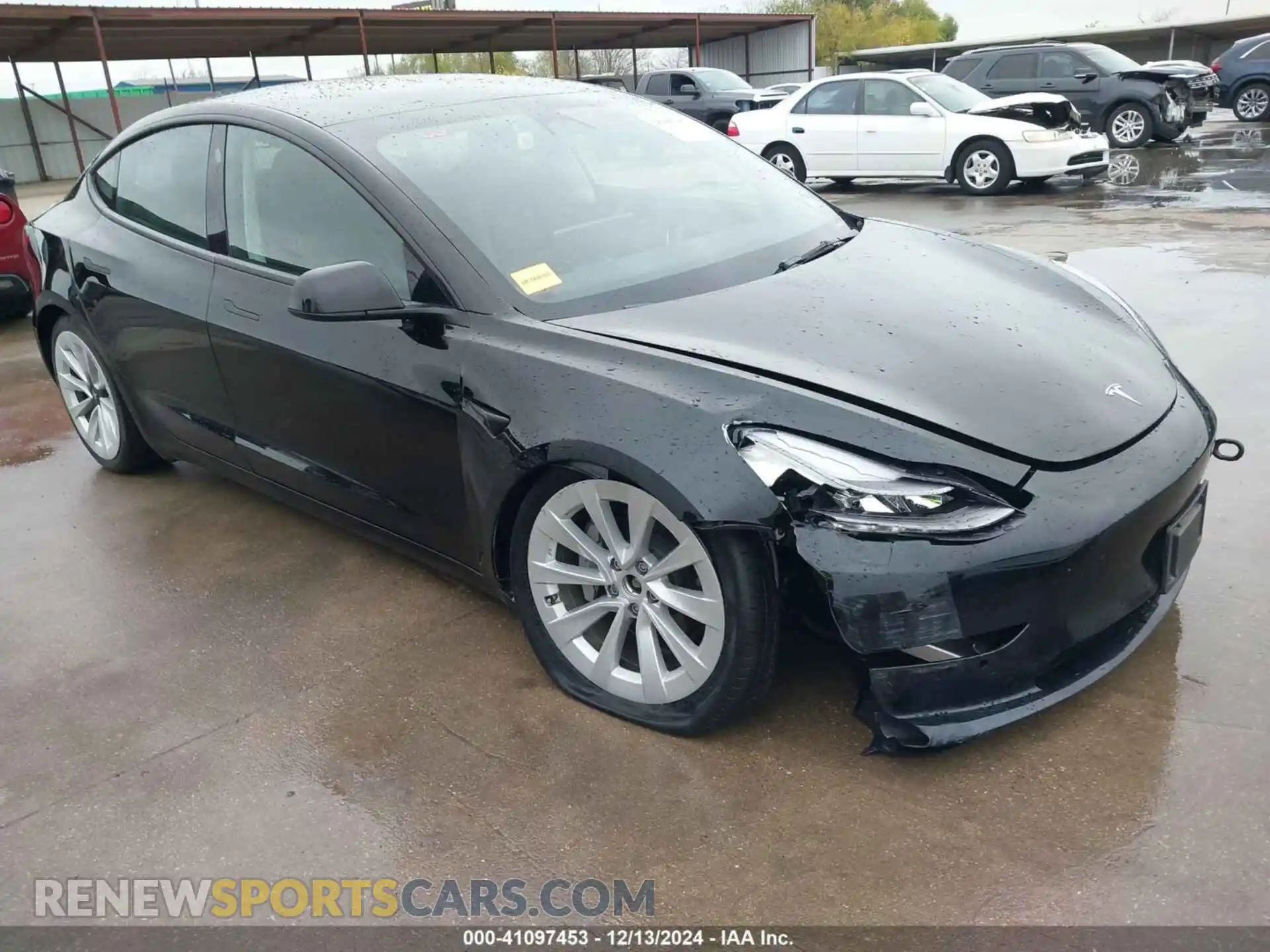 1 Photograph of a damaged car 5YJ3E1EB6NF363510 TESLA MODEL 3 2022