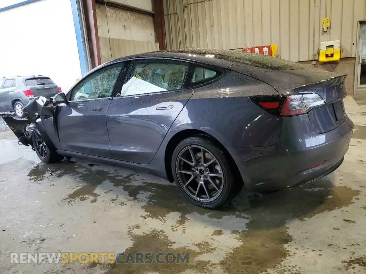 2 Photograph of a damaged car 5YJ3E1EB7NF102080 TESLA MODEL 3 2022