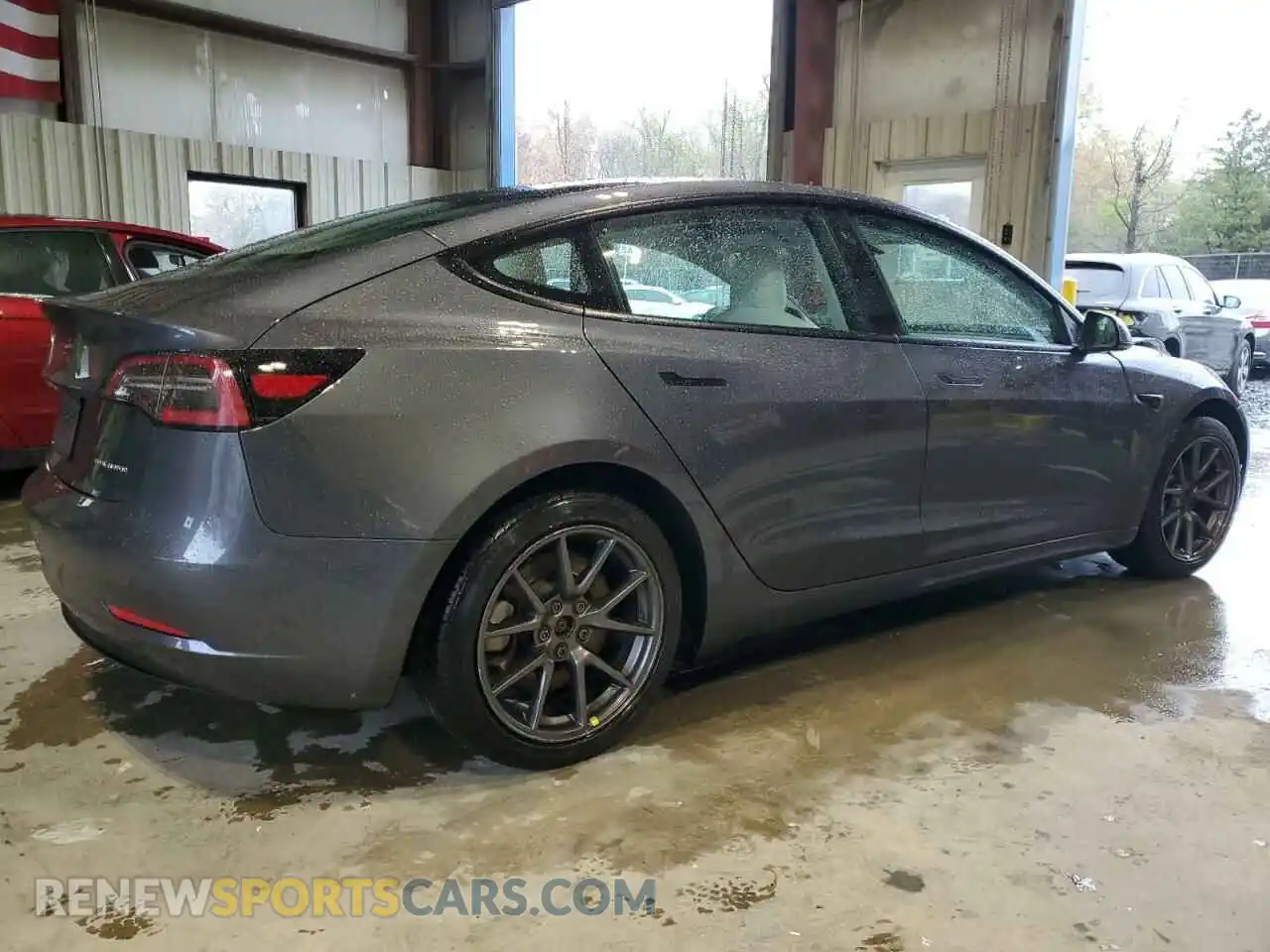 3 Photograph of a damaged car 5YJ3E1EB7NF102080 TESLA MODEL 3 2022