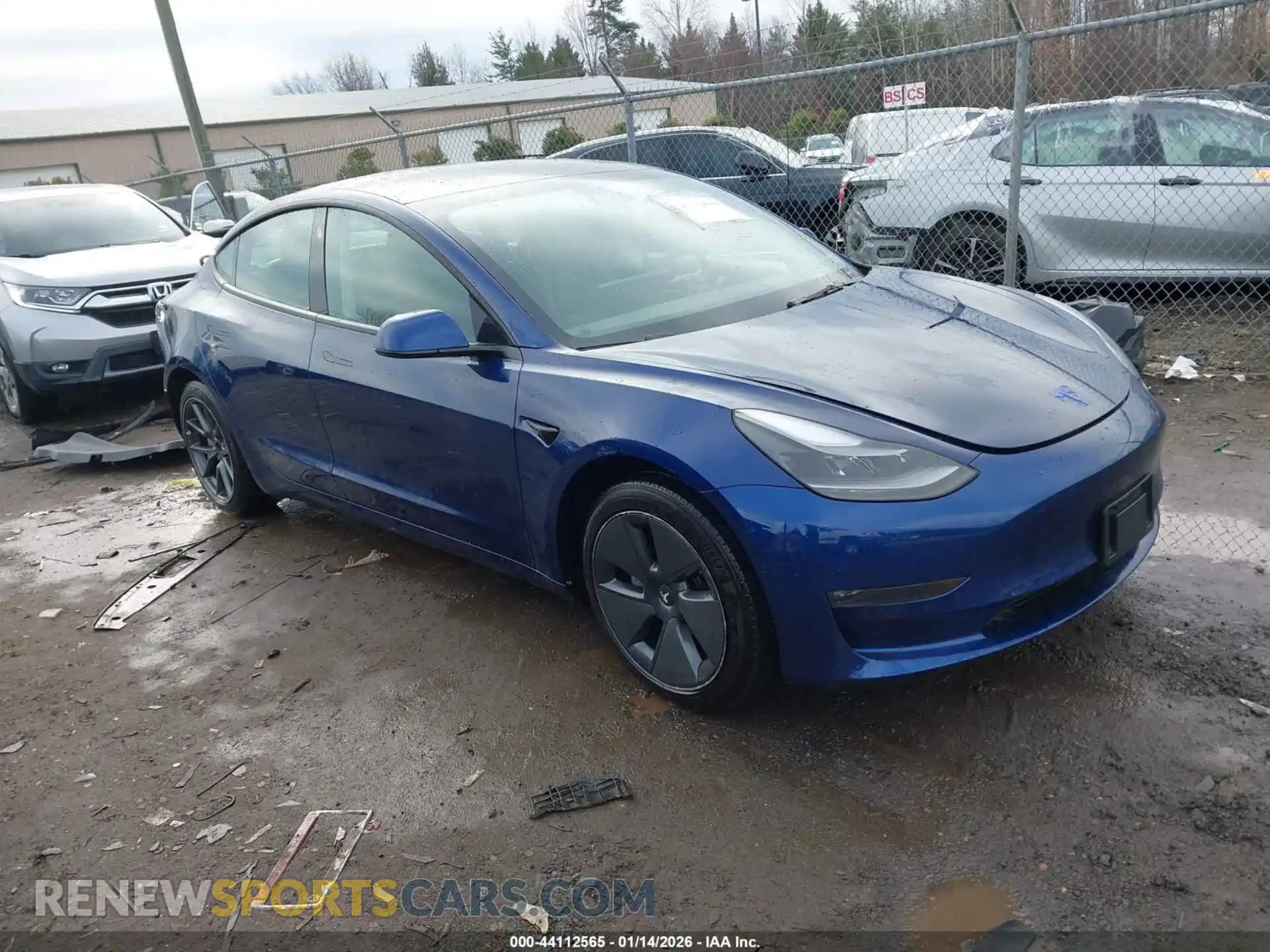1 fotografías del automóvil dañado 5YJ3E1EB7NF115301 TESLA MODEL 3 2022