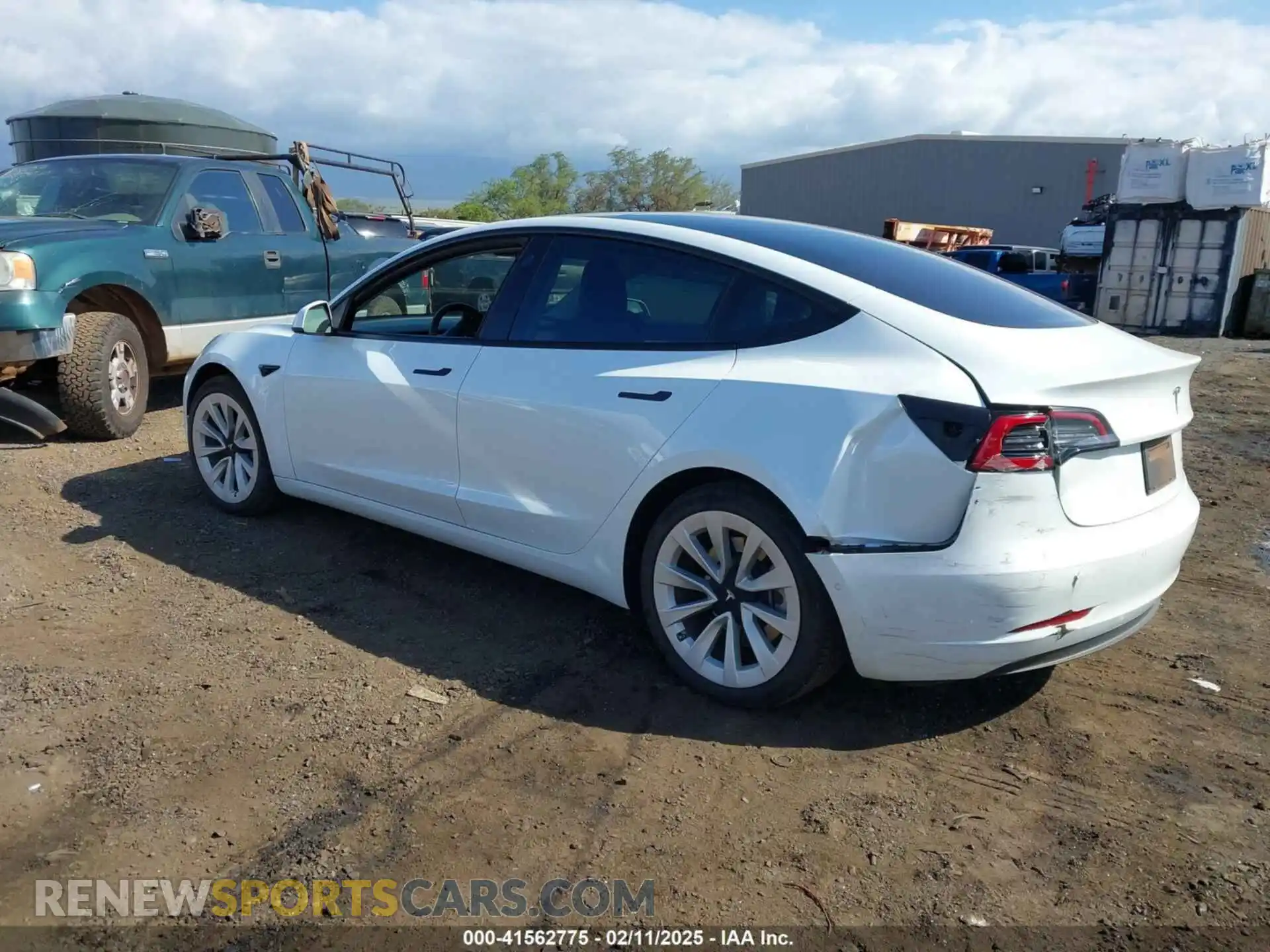 3 Photograph of a damaged car 5YJ3E1EB7NF120661 TESLA MODEL 3 2022