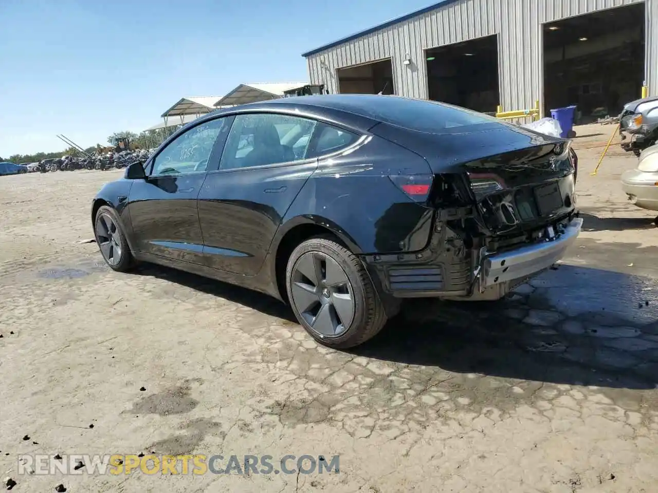 3 Photograph of a damaged car 5YJ3E1EB7NF126024 TESLA MODEL 3 2022