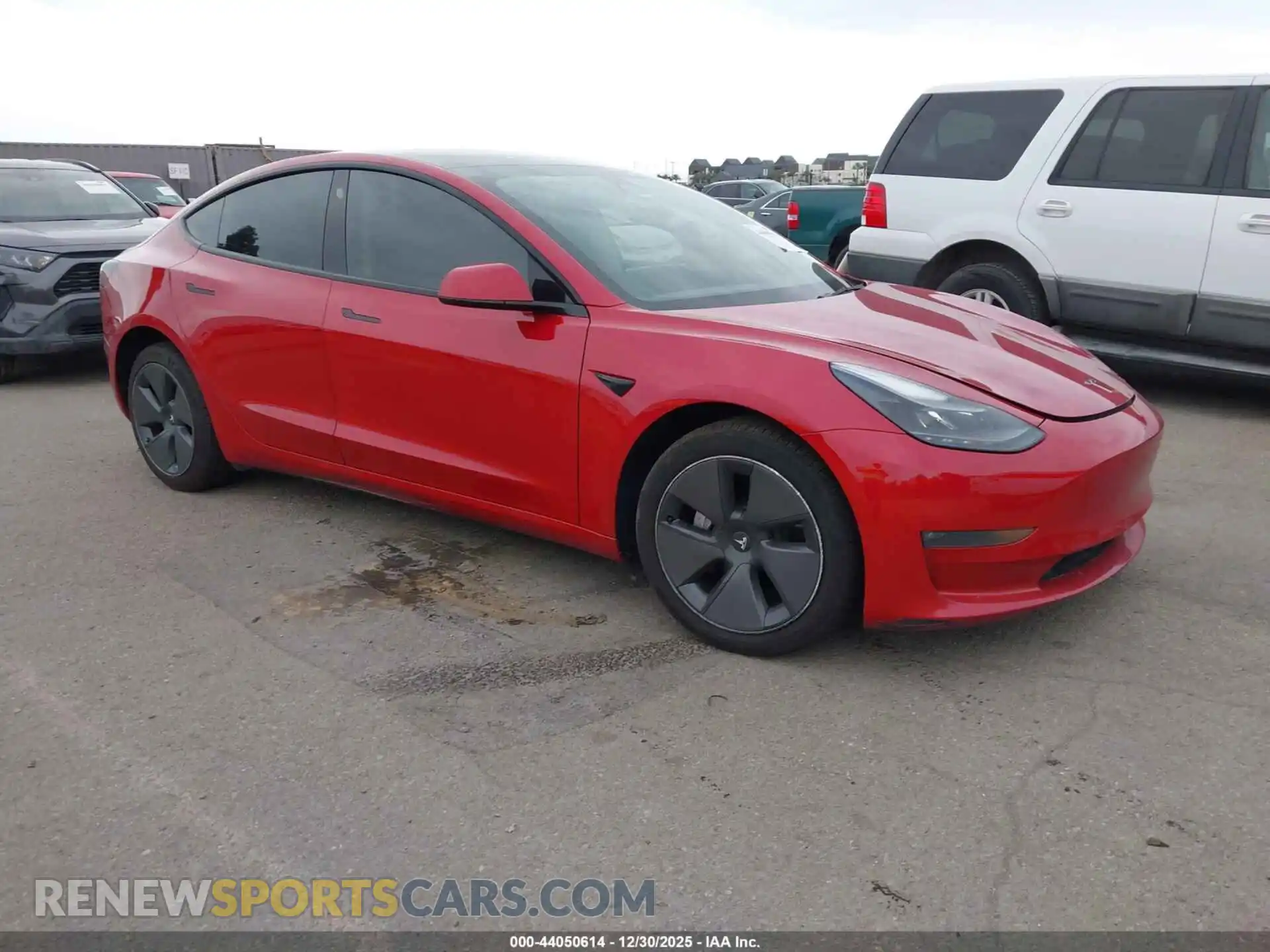 1 Photograph of a damaged car 5YJ3E1EB7NF157872 TESLA MODEL 3 2022