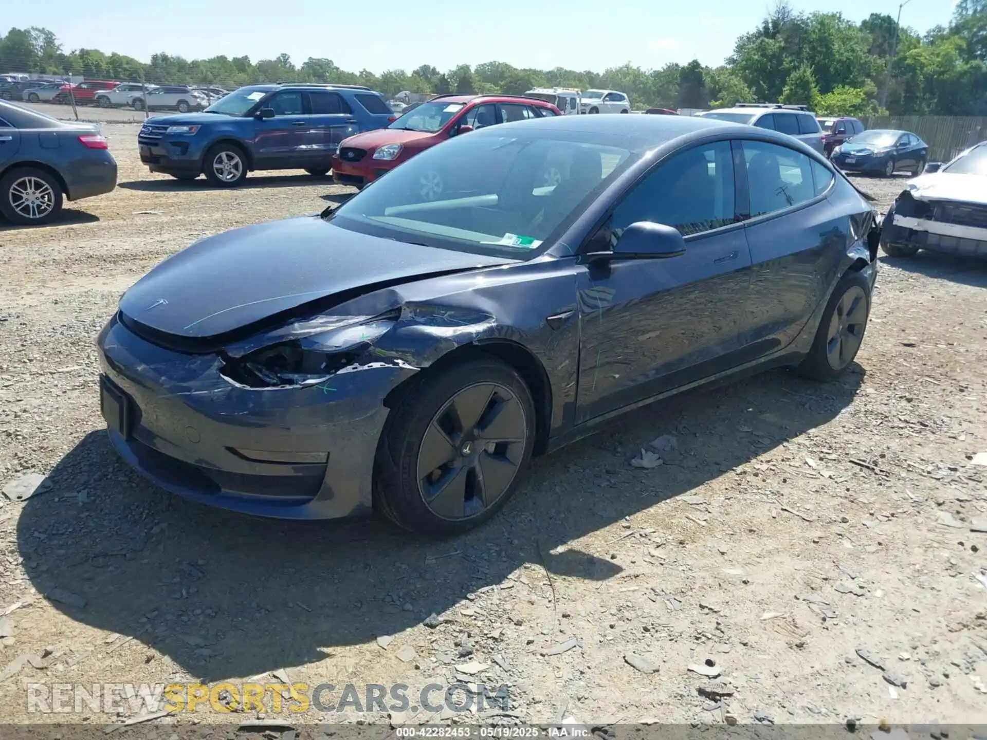 2 Фотография поврежденного автомобиля 5YJ3E1EB7NF160545 TESLA MODEL 3 2022