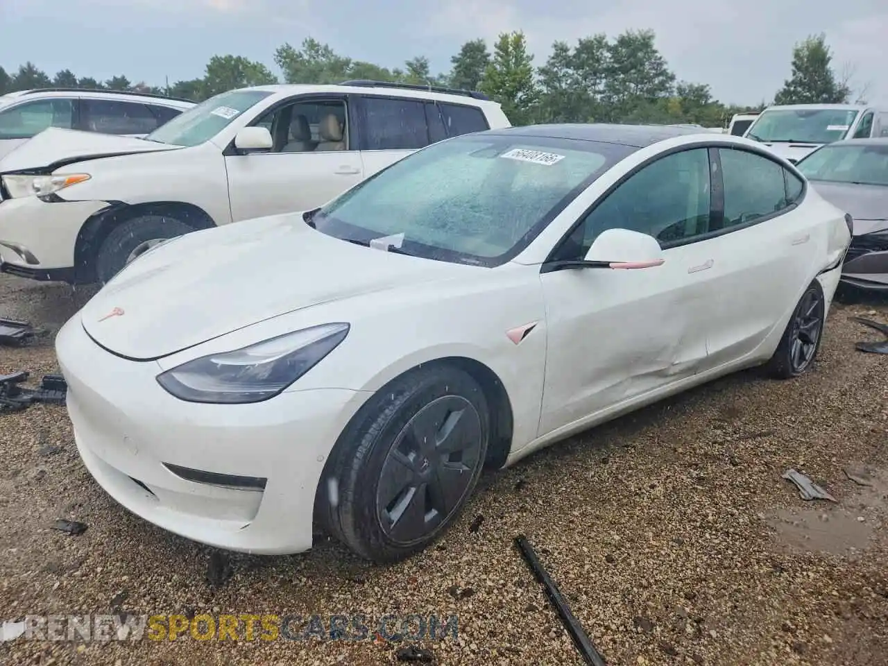 1 Фотография поврежденного автомобиля 5YJ3E1EB7NF182271 TESLA MODEL 3 2022