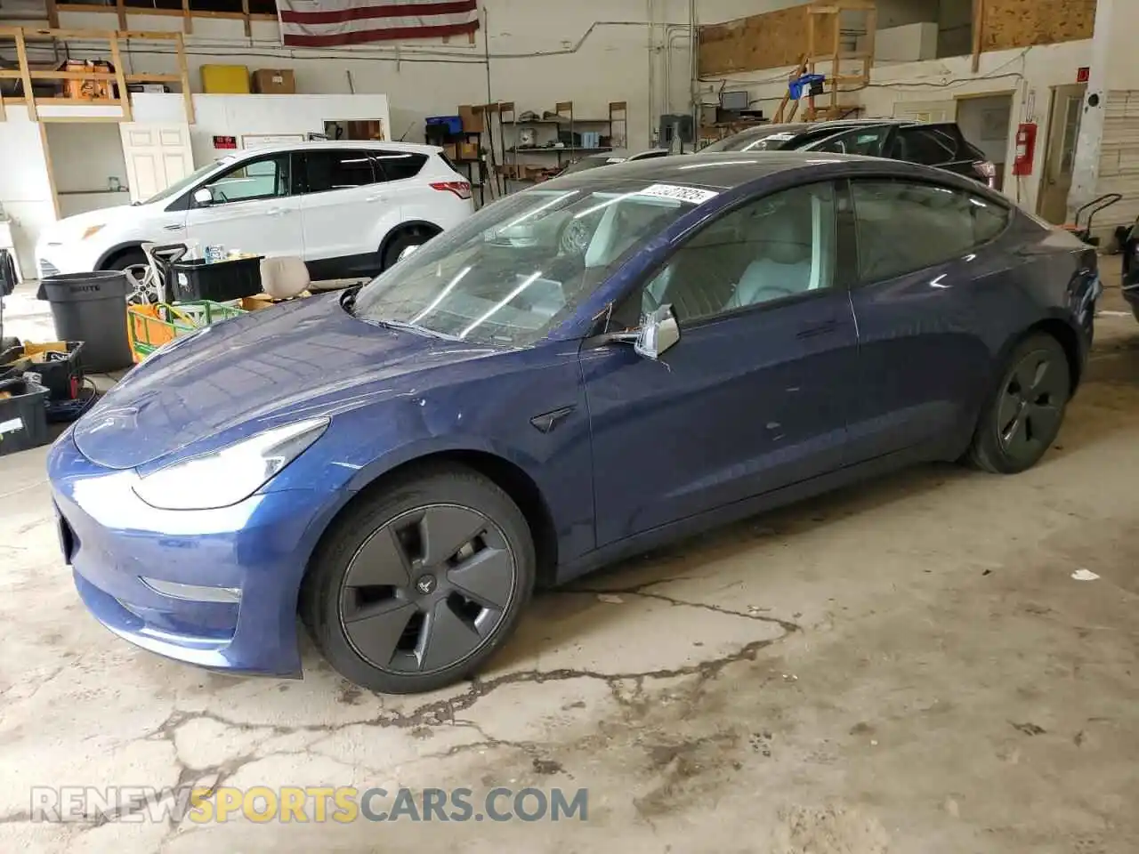 1 fotografías del automóvil dañado 5YJ3E1EB7NF189706 TESLA MODEL 3 2022