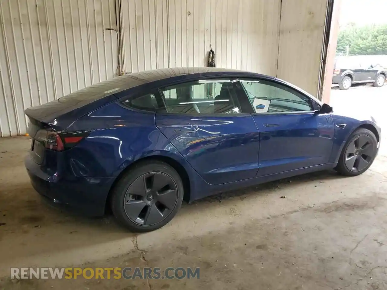 3 fotografías del automóvil dañado 5YJ3E1EB7NF189706 TESLA MODEL 3 2022