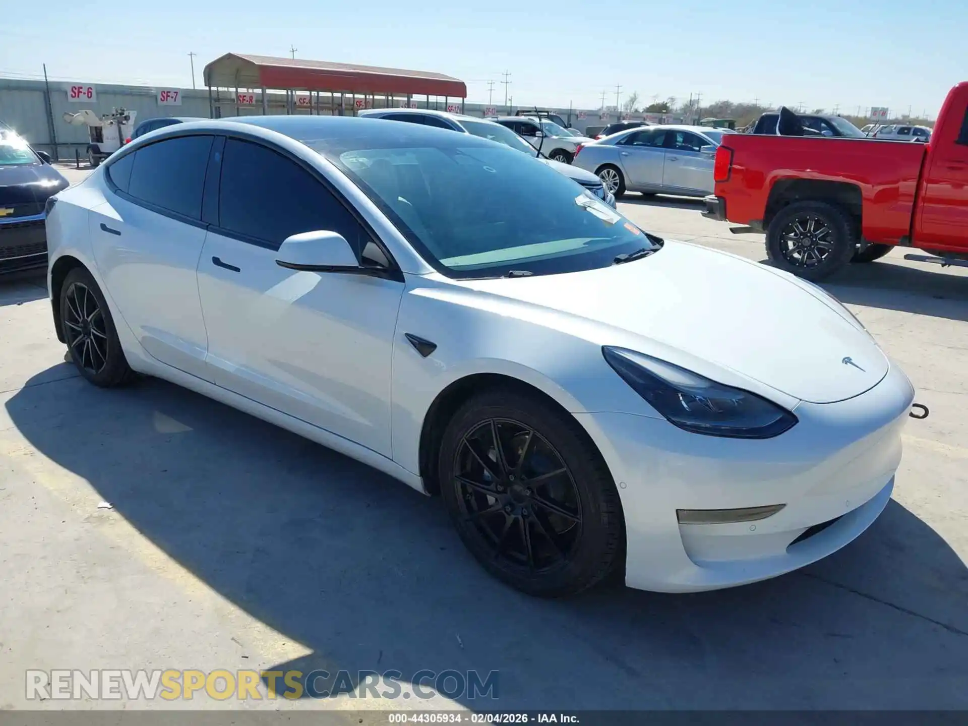 1 Photograph of a damaged car 5YJ3E1EB7NF230450 TESLA MODEL 3 2022