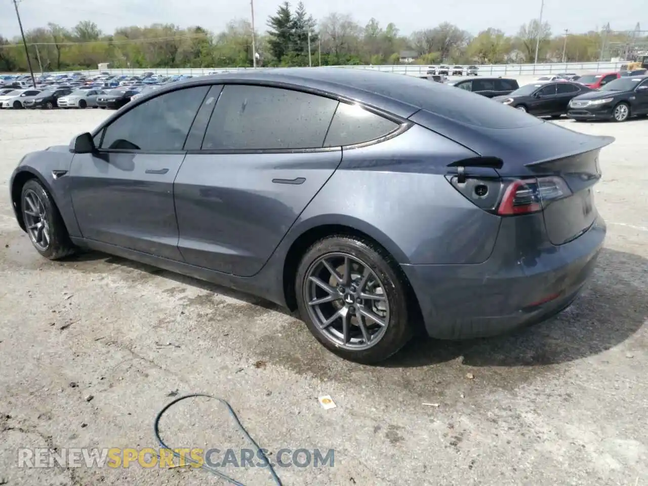 2 Photograph of a damaged car 5YJ3E1EB7NF238905 TESLA MODEL 3 2022